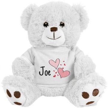 I Love Joe Medium Plush Teddy Bear