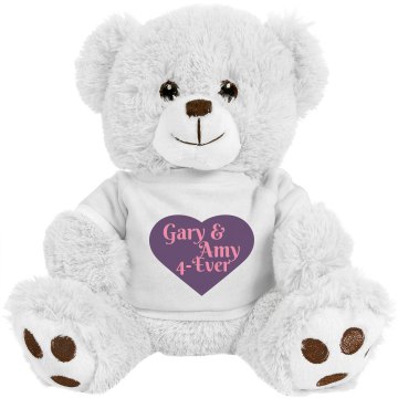 Gary & Amy 4-Ever Medium Plush Teddy Bear