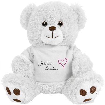 Jessica Be Mine Medium Plush Teddy Bear