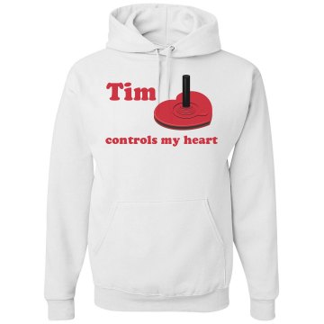 Tim Controls My Heart Unisex Hanes Ultimate Cotton Heavyweight Hoodie