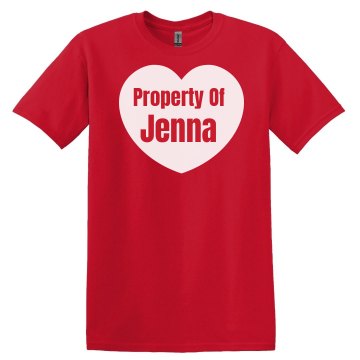 Property Of Jenna Unisex Gildan Heavy Cotton Crew Neck Tee