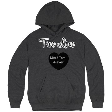 True Love Mia And Tom Unisex Hanes Ultimate Cotton Heavyweight Hoodie
