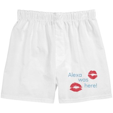 Alexa Was Here! Unisex Robinson Boxer Shorts