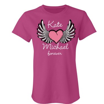 Kate And Michael Forever Junior Fit Bella Sheer Longer Length Rib Tee