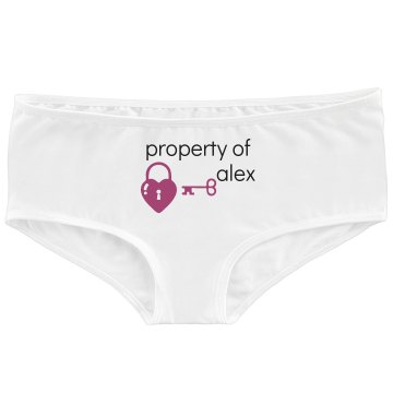 Property Of Alex Bella Low Rise Thong