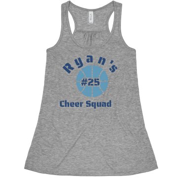 Ryan's Cheer Squad Junior Fit Bella Sheer Longer Length Rib Tank Top
