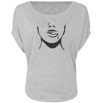 Trampire Fashion Top Misses Bella Flowy Draped Sleeve Dolman