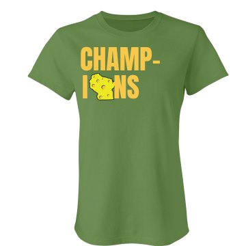 Champ-ions Junior Fit Bella Crewneck Jersey Tee