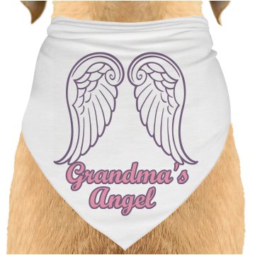 Grandma's Angel Dog Bandana