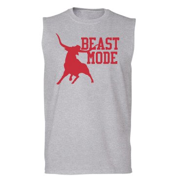 Beast Mode Sleeveless Unisex Gildan Ultra Cotton Sleeveless Tee