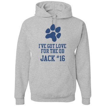 QB Love Unisex Hanes Ultimate Cotton Heavyweight Hoodie