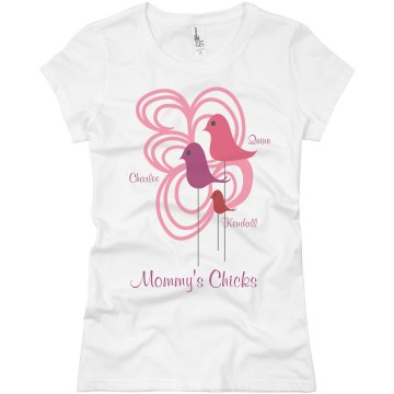 Mommy's Chicks Junior Fit Basic Bella Favorite Tee