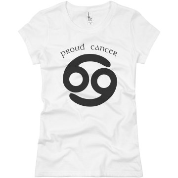 Proud Cancer Junior Fit Basic Bella Favorite Tee