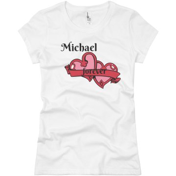 Michael & Angela 4ever Junior Fit Basic Bella Favorite Tee