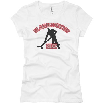 St. Charles Hockey Junior Fit Basic Bella Favorite Tee