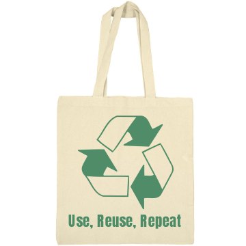 Use, Reuse, Repeat Liberty Bags Canvas Tote