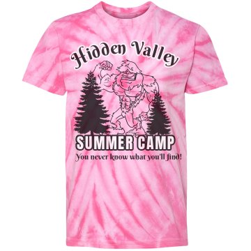 Hidden Valley Summer Camp Youth Gildan Heavy Cotton Crew Neck Tee