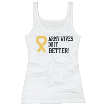 Army Wives Do It Better Bella Junior Fit Camisole