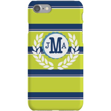 Custom Stripe iPhone Case Plastic iPhone 5 Case Black