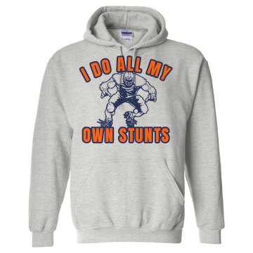 I Do All My Own Stunts Unisex Gildan Heavy Blend Hoodie