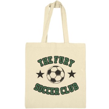 Custom Soccer Bag Liberty Bags Canvas Bargain Tote Bag