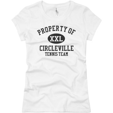 Property of Circleville T Junior Fit Basic Bella Favorite Tee