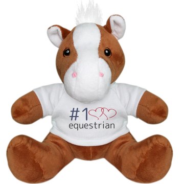 Number One Equestrian Plush Pony