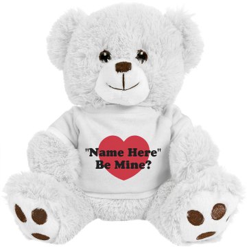Be My Valentine Tiger Plush Tiger