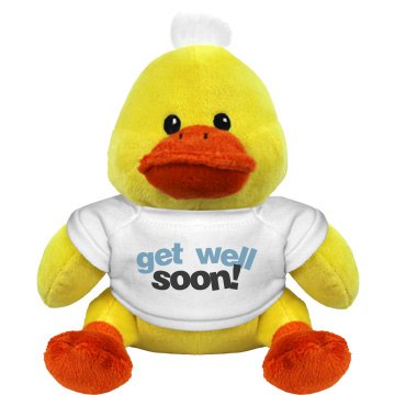 Get Well Soon Duckie Plush Duckie
