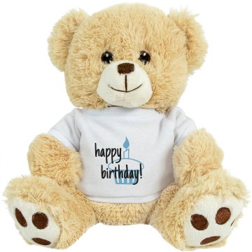 Happy Birthday Bear Medium Plush Teddy Bear