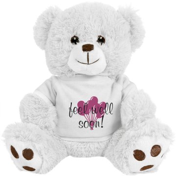 Feel Well Soon Bear Small Plush Teddy Bear