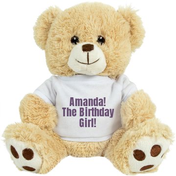 Brithday Girl Tiger Plush Tiger