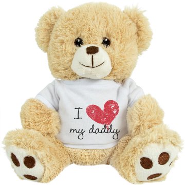 I Heart My Daddy Lamb Plush Lamb
