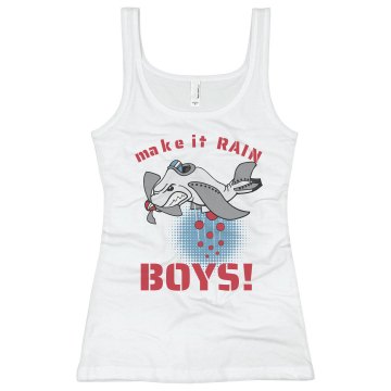 Make It Rain Dodgeball  Junior Fit Basic Bella Favorite Tee