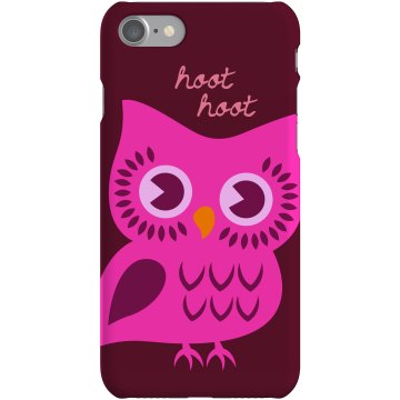 Hoot Hoot iPhone Case Plastic iPhone 5 Case Black