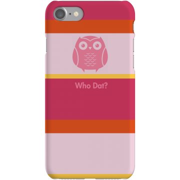Owl Strip iPhone Case Plastic iPhone 5 Case White 