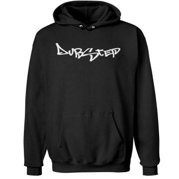 Dubstep Logo Script Unisex Hanes Ultimate Cotton Heavyweight Hoodie
