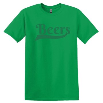 Green Beers Unisex Gildan Heavy Cotton Crew Neck Tee