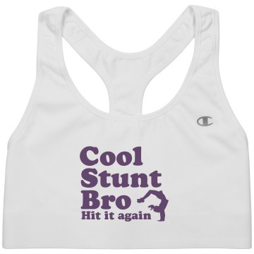 Cool Stunt Bro Sports Bra Alo Ladies' Mesh Back Sports Bra