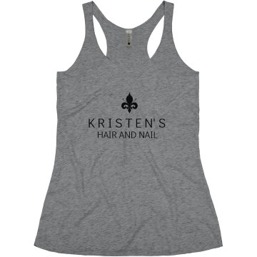 Kristen's Hair & Nail  Junior Fit Bella Sheer Longer Length Rib Tee