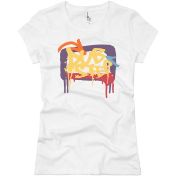 Dunstep Graffiti Junior Fit Basic Bella Favorite Tee