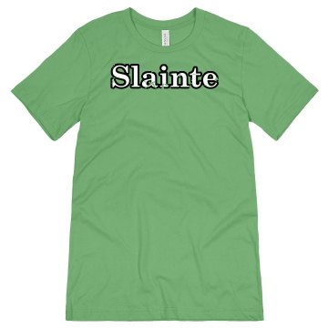 Irish Cheer Tee Unisex Canvas Jersey Tee