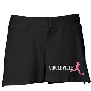 School Soccer w/ Back Junior Fit Bella Fitness Shorts