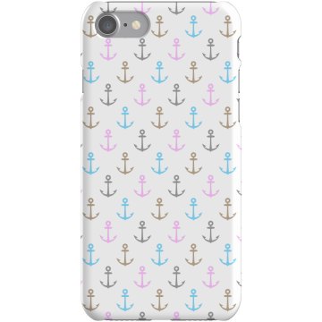 Cute Anchors iPhone Case Plastic iPhone 5 Case White 