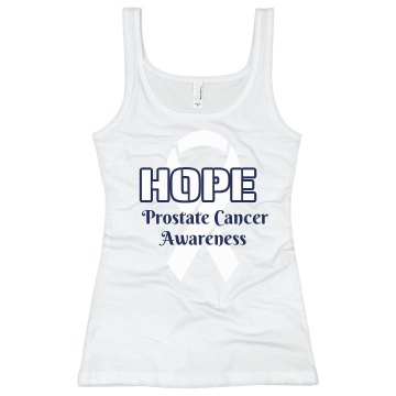 Awareness Tank Junior Fit Bella Longer Length 1x1 Rib Tank Top