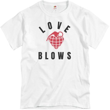 Love Blows Tee Unisex Basic Gildan Heavy Cotton Crew Neck Tee