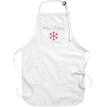 Mrs. Claus Apron Port Authority Adjustable Full Length Apron