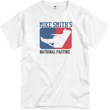 National Pastime Unisex Basic Gildan Heavy Cotton Crew Neck Tee
