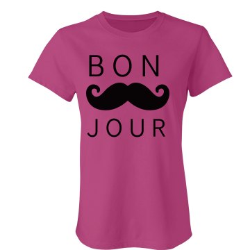 Bonjour Junior Fit Bella Crewneck Jersey Tee