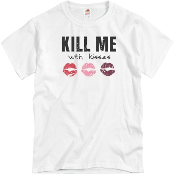 Kisses Tee Unisex Basic Gildan Heavy Cotton Crew Neck Tee